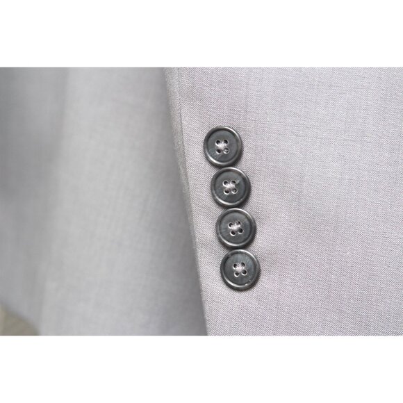 Jos A Bank 42L Men's 2pc Suit Jacket Blazer Pant Size 36L Grey E01017‎ - Picture 10 of 16